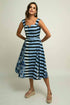 Mettie Dress - Blueberry Strata